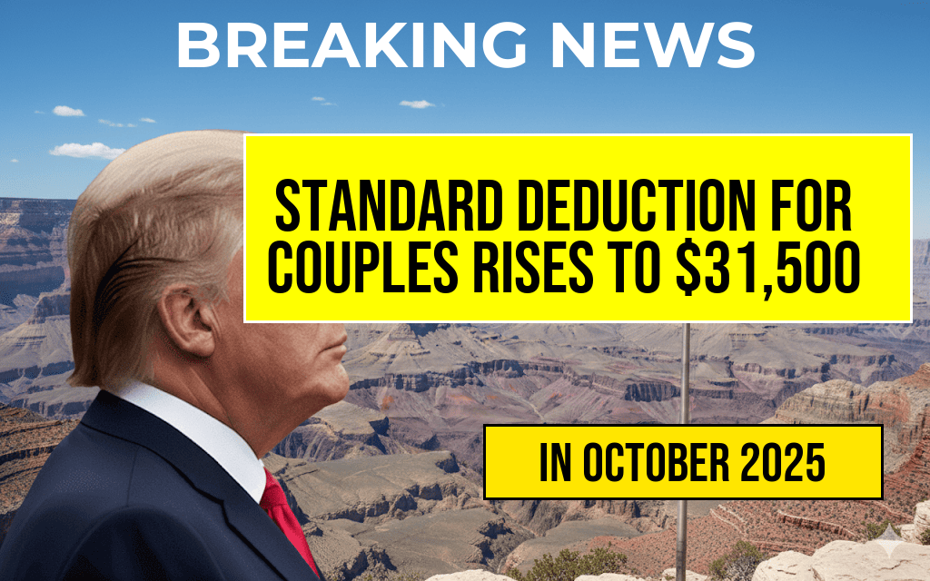 Standard Deduction Increase: New Law Raises Married Filing Jointly Deduction to $31,500